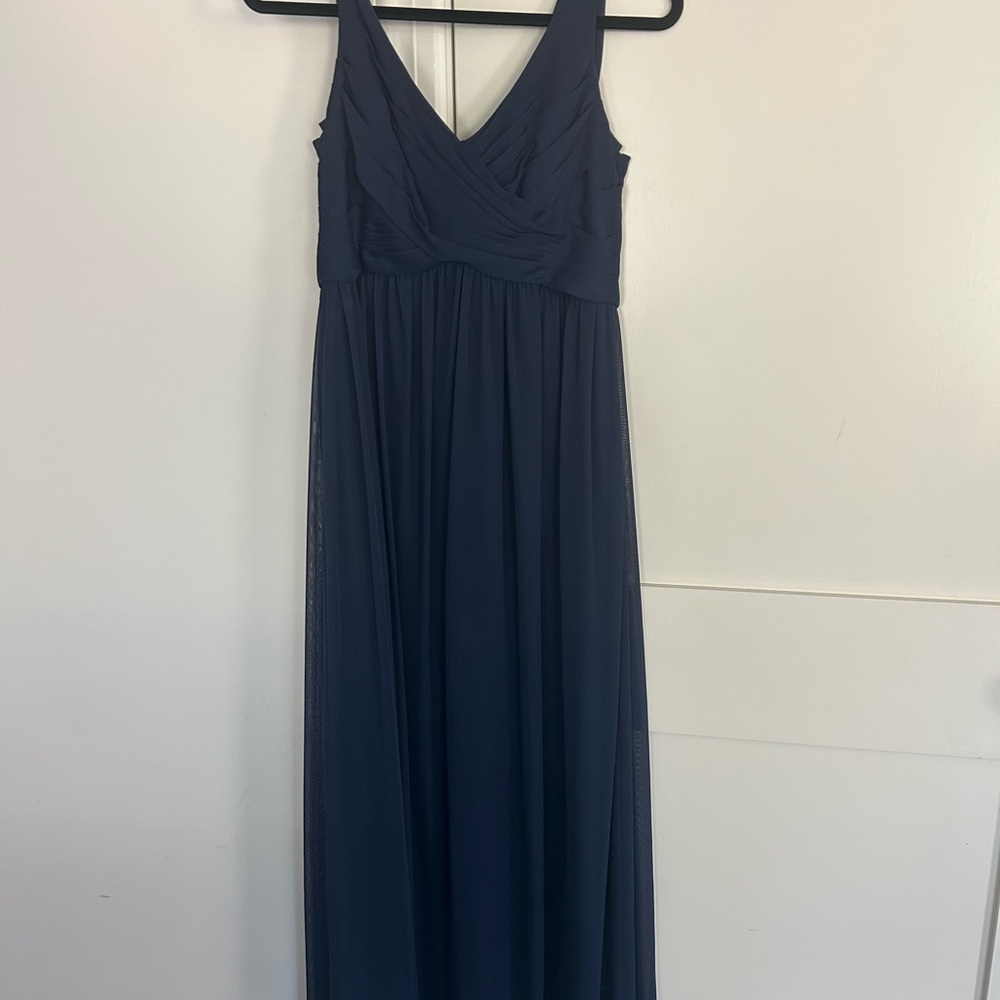 Bridesmaid Navy Blue Dress